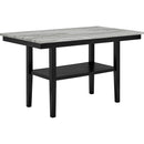  Crown Mark Marbel 5 pc Counter Height Dinette 1718SET IMAGE 2