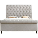  Crown Mark Kate 5103LG King Platform Bed - Light Grey Tweed IMAGE 2