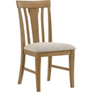  Coaster Furniture Hartville 109462 Set of 2 Dining Side Chair - Natural Light Brown IMAGE 3