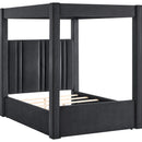  Crown Mark Jayla Queen Upholstered Canopy Bed 5117BK-Q-HBFB/5117BK-KQ-RAIL/5117BK-KQ-POST IMAGE 1