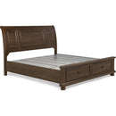  Crown Mark Claribelle Queen Panel Bed with Storage B1810-Q-HB/B1810-Q-FBD/B1810-KQ-RAIL IMAGE 2