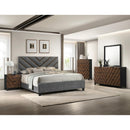  Crown Mark Zane King Upholstered Panel Bed B9275-K-HBFB/B9275-KQ-RAIL IMAGE 3