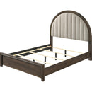  Crown Mark Noreen Queen Upholstered Panel Bed B9285-Q-HBFB/B9285-KQ-RAIL IMAGE 2