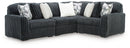 Midnight-Madness - 4 Piece Sectional