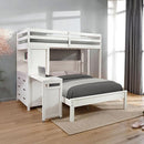  Furniture of America Aludra FM-BK205WH-TF-BED Loft Bed with Full Bed IMAGE 1