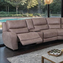  Furniture of America Demetrius CM9930BR-SECT-PM Power Sectional IMAGE 1