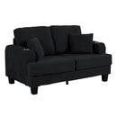  Furniture of America Moretaine SL6932BK-LV-PK Loveseat IMAGE 3