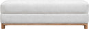 Hollis - Wooden / Upholstered Bench - Beige / Cabin Glow