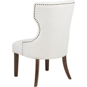  Coaster Furniture Baney 104507DOK Fabric Upholstered Dining Side Chair - Cream/Dark Oak IMAGE 6