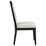  Coaster Furniture Brookmead 108233 Set of 2 Dining Side Chair - Ivory/Black IMAGE 2