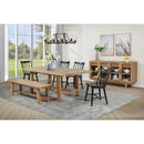  Coaster Furniture Middleton 108540 76-inch Extension Leaf Dining Table - Natural Brown IMAGE 14