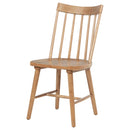  Coaster Furniture Middleton 108546NAT Set of 2 Solid Wood Dining Side Chair - Brown IMAGE 3