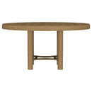  Coaster Furniture Arini 108930 60-inch Round Wood Dining Room Table - Sand Wash IMAGE 4