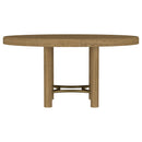  Coaster Furniture Arini 108930 60-inch Round Wood Dining Room Table - Sand Wash IMAGE 8