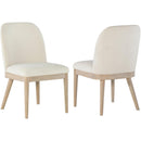  Coaster Furniture Solano 115502 Set of 2 Upholstered Dining Side Chair - Beige IMAGE 1