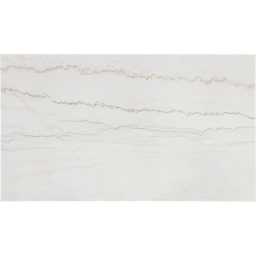 Coaster Furniture Averill 121291 72-inch Rectangular White Marble Top Dining Table - Coffee Bean IMAGE 2