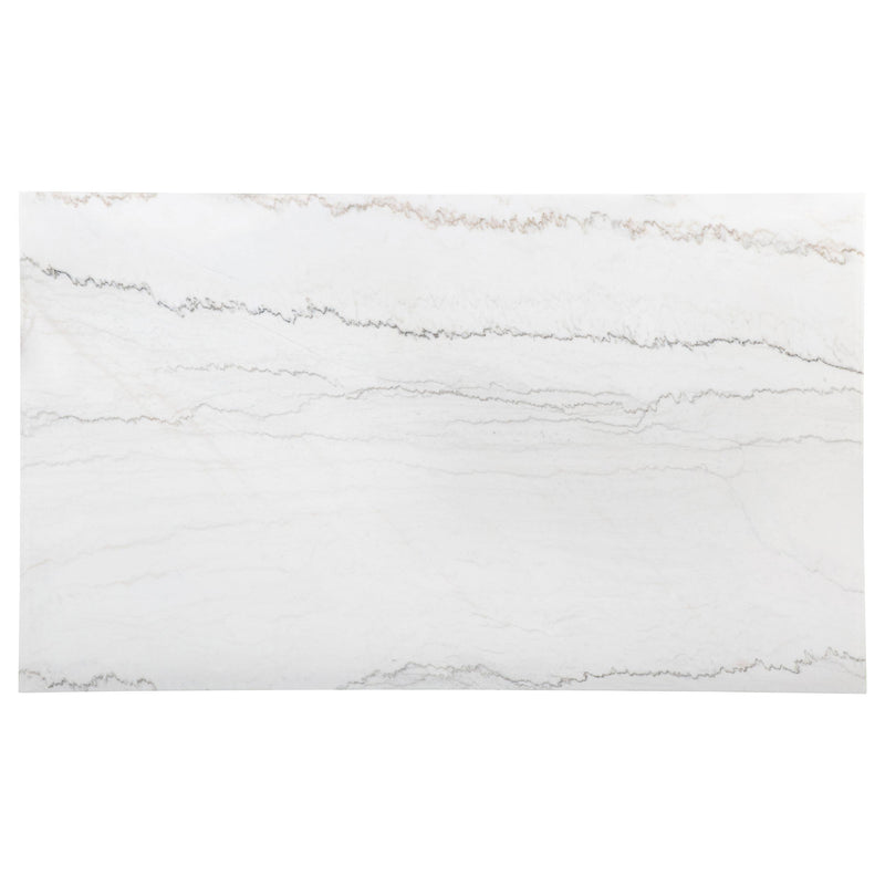  Coaster Furniture Averill 121291 72-inch Rectangular White Marble Top Dining Table - Coffee Bean IMAGE 5