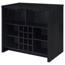  Coaster Furniture Topanga 182784 Engineered Wood Freestanding Home Bar - Black IMAGE 4