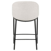  Coaster Furniture Chadwick 183436N Set of 2 Fabric Upholstered Counter Height Chair - Beige IMAGE 6
