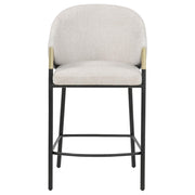  Coaster Furniture Chadwick 183436N Set of 2 Fabric Upholstered Counter Height Chair - Beige IMAGE 7