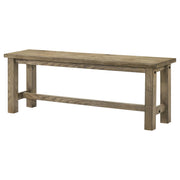  Coaster Furniture Cardova 192923 51-inch Solid Wood Dining Bench - Vineyard Oak IMAGE 2
