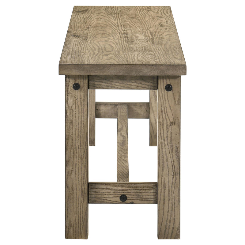  Coaster Furniture Cardova 192923 51-inch Solid Wood Dining Bench - Vineyard Oak IMAGE 4