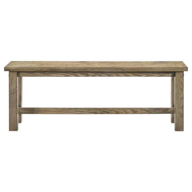  Coaster Furniture Cardova 192923 51-inch Solid Wood Dining Bench - Vineyard Oak IMAGE 7