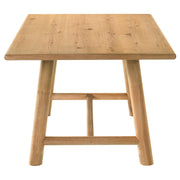  Coaster Furniture Duncan 193651 71-inch Rectangular Wood Dining Room Table - Washed Oak IMAGE 5