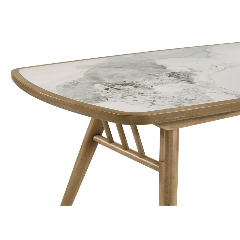  Coaster Furniture Croyden 193731 73-inch Rectangular Dining Table - Weathered Natural IMAGE 2