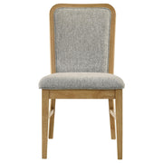  Coaster Furniture Croyden 193732 Set of 2 Dining Side Chair - Weathered Natural IMAGE 6