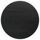  Coaster Furniture Hamlyn 193938BLK 43-inch Round Wood Counter Height Dining Table - Black IMAGE 8