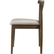  Coaster Furniture Cullen 193942WAL Set of 2 Dining Side Chair Upholstered Seat - Walnut IMAGE 6