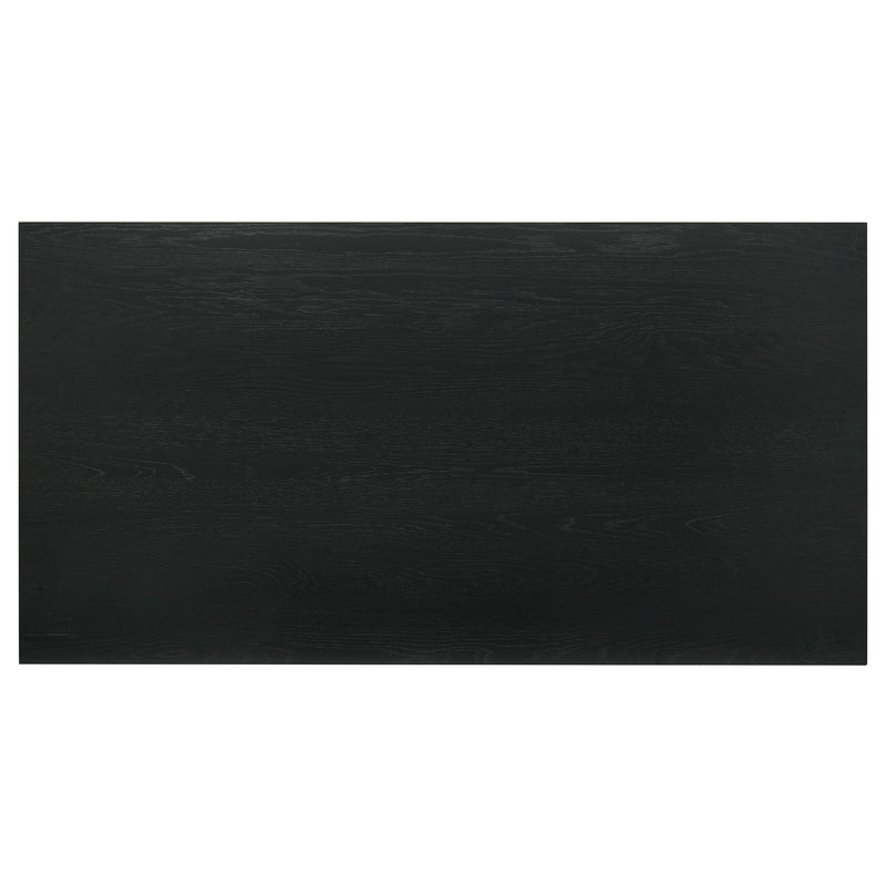  Coaster Furniture Decker 193958BLK 70-inch Rectangular Wood Counter Height Dining Table - Black IMAGE 2