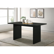  Coaster Furniture Decker 193958BLK 70-inch Rectangular Wood Counter Height Dining Table - Black IMAGE 4