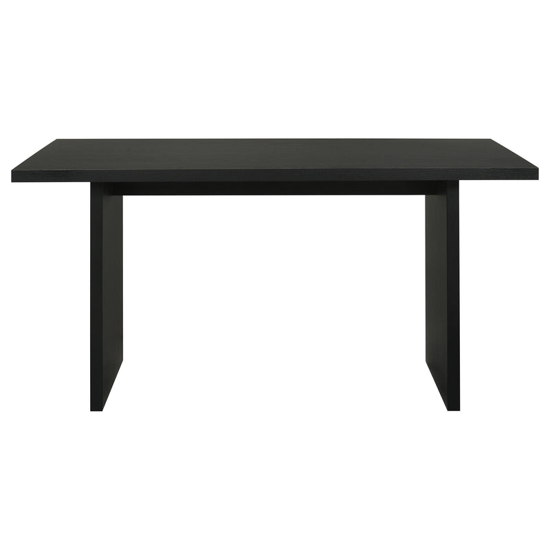  Coaster Furniture Decker 193958BLK 70-inch Rectangular Wood Counter Height Dining Table - Black IMAGE 6