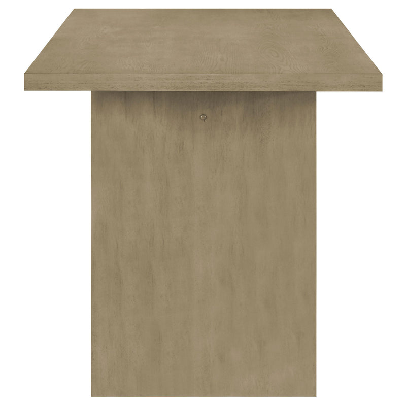  Coaster Furniture Decker 193958NAT 70-inch Rectangular Wood Counter Height Dining Table - Natural Oak IMAGE 2