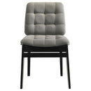  Coaster Furniture Redbridge 193962BLK Set of 2 Velvet Upholstered Side Chair - Grey/Black IMAGE 6