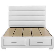  Coaster Furniture Felicity 203510KW California King Storage Bed - White High Gloss IMAGE 2