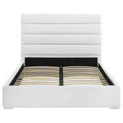  Coaster Furniture Felicity 203511KW 53-inch Upholstered California King Bed - White IMAGE 3