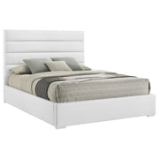 Coaster Furniture Felicity 203511KW 53-inch Upholstered California King Bed - White IMAGE 9