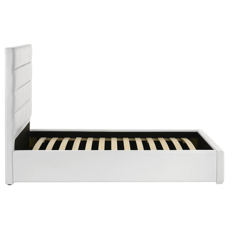  Coaster Furniture Felicity 203511T 53-inch Upholstered Twin Platform Bed - White IMAGE 8