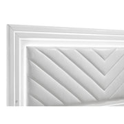  Coaster Furniture Cassia 215791KE Eastern King LED Panel Bed - White High Gloss IMAGE 6