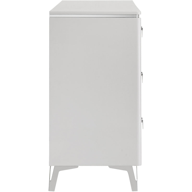  Coaster Furniture Cassia 215793 6-drawer Bedroom Dresser Cabinet - White High Gloss IMAGE 6