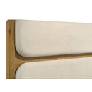  Coaster Furniture Bennett 222901KE 78-inch Eastern King Upholstered Panel Bed - Cream/Light Oak IMAGE 6