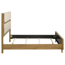  Coaster Furniture Bennett 222901Q 63-inch Queen Upholstered Panel Bed - Cream/Light Oak IMAGE 5