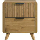  Coaster Furniture Bennett 222902 2-drawer Bedroom Nightstand Bedside Table - Light Oak IMAGE 3