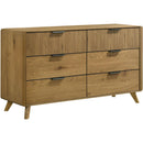  Coaster Furniture Bennett 222903 6-drawer Bedroom Dresser Cabinet - Light Oak IMAGE 1