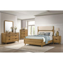  Coaster Furniture Bennett 222904 Bedroom Dresser Mirror - Light Oak IMAGE 3