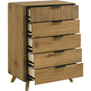 Coaster Furniture Bennett 222905 5-drawer Bedroom Chest - Light Oak IMAGE 10