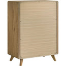  Coaster Furniture Bennett 222905 5-drawer Bedroom Chest - Light Oak IMAGE 6